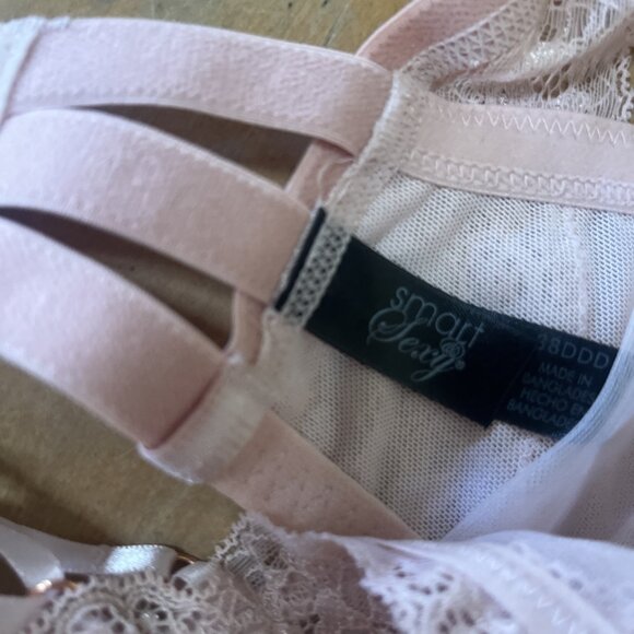 NEW Smart and Sexy SA1225 Signature Lace Underwire Push Up Bra Sz 38DDD - Picture 5 of 9